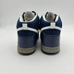 Nike | Shoes | Nike Dunk High Midnight Navy White Gray  display picture 3
